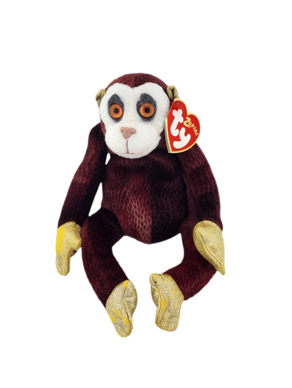 Ty Beanie Baby Zodiac "MONKEY" the Monkey - NWT